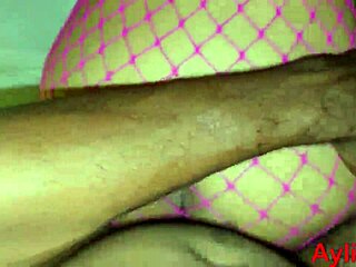 Hot stepmom teases stepson into intense close-up action.