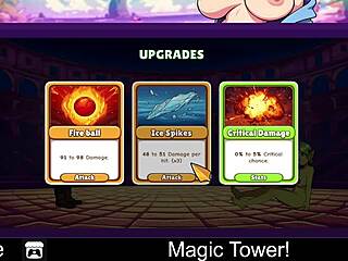 Magic tower game with erotic anime hentai elements