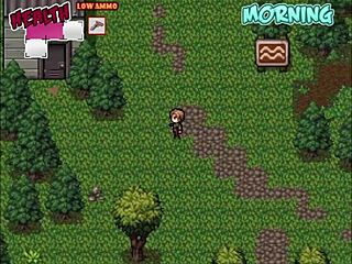 Rescuing two new hot babes from zombies in hentai game zombies retreat part 3