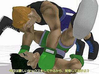 Little Mac's gay bareback game turns into hardcore sex with his buddy
