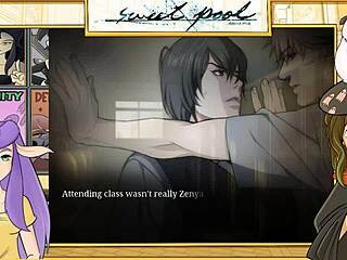 sweet pool yaoi game part 7 with muscular asian guys in college