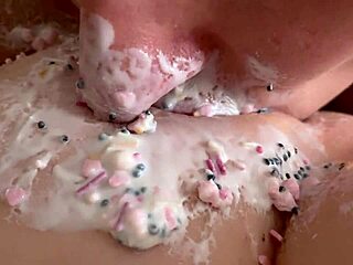 So, step mom baked a cake for his 18th, then got wild with cunilingus!