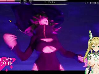 in this anime game, the WITCH SEDUCES the player during the live play session