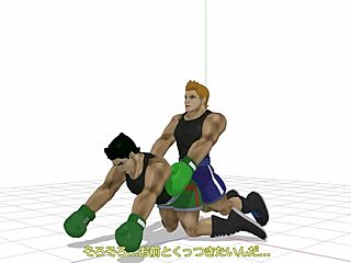 Little Mac's gay bareback game turns into hardcore sex with his buddy