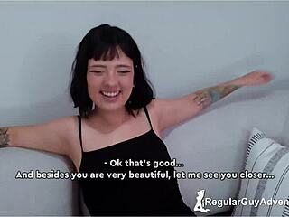 Whoa! Goth Girl Nicole, Ready for Rough Casting Couch Action?