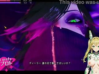 in this anime game, the WITCH SEDUCES the player during the live play session