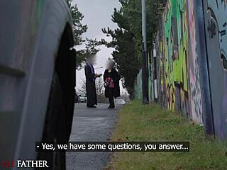 Pretty French brunette's x-rated confession and intimate encounter.