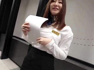 Asian Babe Bent Over Doggystyle