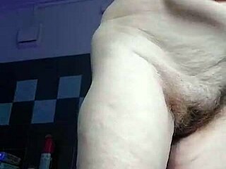 oma, why are you fucking that hairy pussy with a cucumber? tell me!