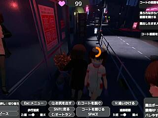 Sereka exposes herself in naked coat outdoors