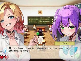 Feeling wild with hentai beach titty action