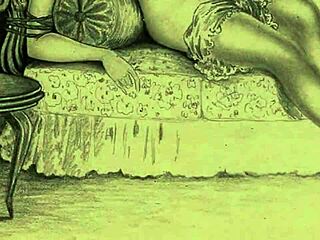 Vintage erotic anime drawings collection