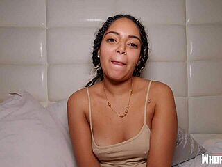 Big Booty Latina Nailed by Huge Dick with Creampie