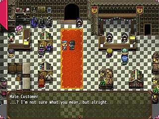 Cute petite Ceres cries on massage chair in hentai game, cock and cum everywhere 😩💦