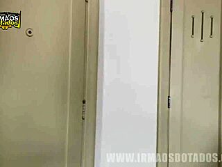 Brazilian gay gives ass in panties for monster cock bareback