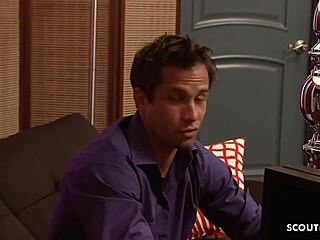 fit mature psychologist kayla page with big boobs assists patient