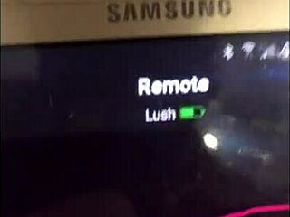 i slip vibrator in milly lascy's pussy at shopping