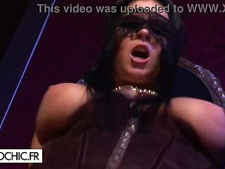 Jade Laroche Blindfolded and Exploring Wild Fantasies with Big Tits Exposed