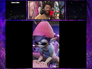 Marie and Callie ride creamy cock in wild anime action