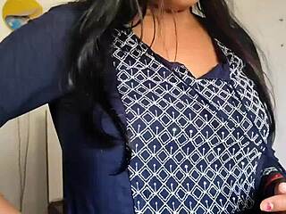 desi prostitute bends over for client with dirty hindi talk, she says