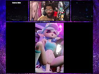 Marie and Callie ride creamy cock in wild anime action