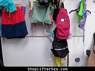 Shoplifting Teen Plays Dick With Officer In Shop