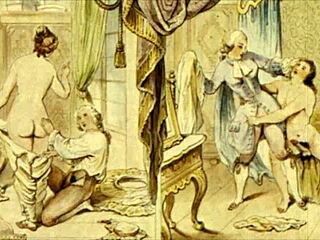 Vintage Erotic Drawings From Antique Anime And Hentai Cartoons.