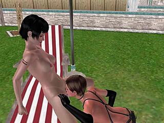 i watch cute lesbian girl lick pussy in 3d anime...