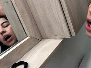 Spying on Sister's Bathing Session with Huge Ass