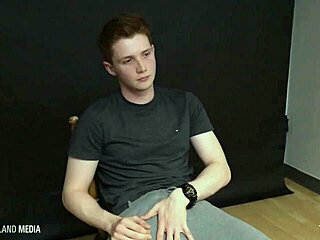 Twinky Ginger Stud Jerks Off Solo On Webcam