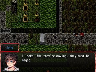 harem in another world hentai game ep 3 farmer's daughter plays with furry and horsecock dildo