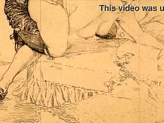 Vintage Erotic Drawings Showcase Retro Anime Style