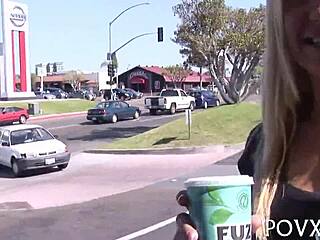 Charlyse angel sucks cock in fresh pov tube clip