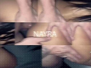 Damn, this pretty wife deepthroats two at a swing party then bangs outside with her cuck!