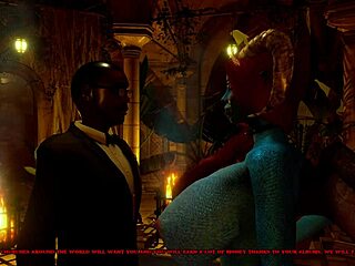 Dangerous pact with a monster in wild 3D hentai action, can't believe this happened! 😱