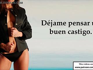 Spanish joi humiliation, you decide when to cum