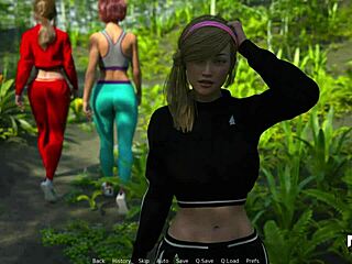 DusklightManor E1 76 - Bare Breasts in Curvy Anime Scene