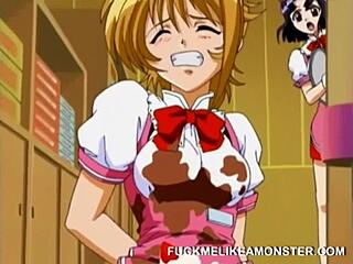 Teen Lesbian Delivers Intense Oral in Anime Scene