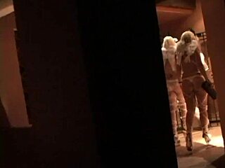 Young bisexual milfs eat cunt and suck cock in public. They squirt hard outdoors!