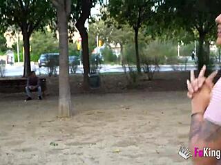 Valeria, check that old man's bulge – you'll want to fuck him!