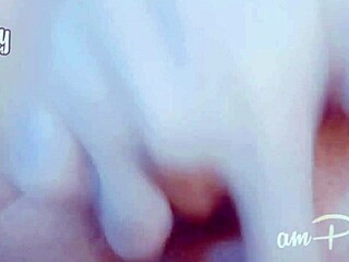 amateur asian pussy fingering close-up, so intimate yet wild