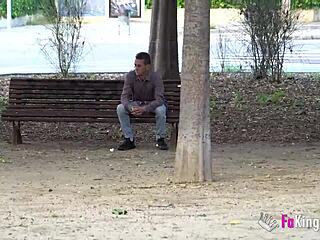 Valeria, check that old man's bulge – you'll want to fuck him!