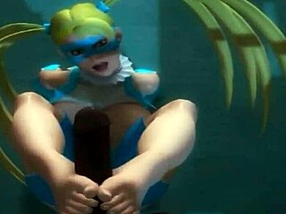 Mika in hentai 3d animation gets anal sex