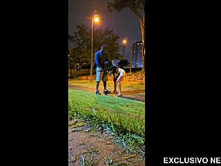 wanna see the councilor's daughter taking a huge cock outdoors?