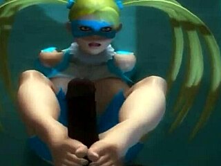 Mika in hentai 3d animation gets anal sex