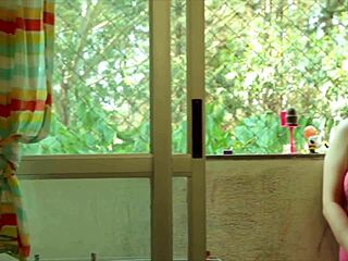 Brazilian BBW Latina Explores First Masturbation Experience at Night Club