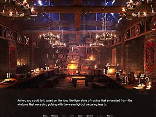 Redhead and Brunette Tackle Monster Cock in Witcher Zerrikanian Apprentice Demo