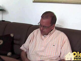 Old neighbors share big tits in a german threesome with high definition