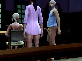 Sims 4 gus farmer 2 golden shower!