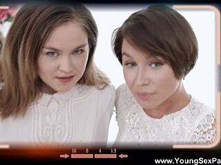 Young Sex Parties with Kira Stone and Jeniffer Flex Threesome